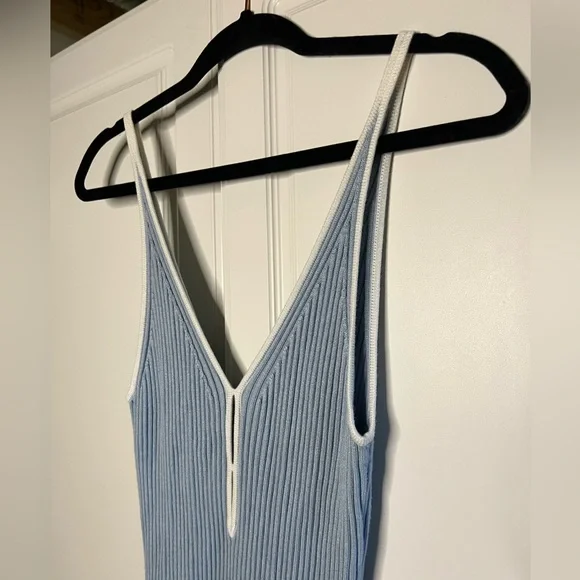 Abercrombie & Fitch Knit Tank Midi Dress Silk Cotton blend - Picture 4 of 8